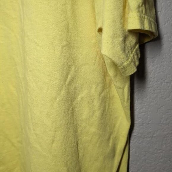 Universal Yellow Short Sleeve Tee with Graphic Design - Picture 7 of 7